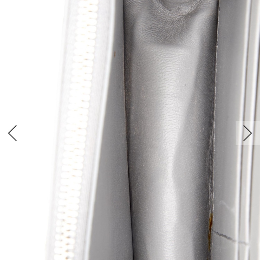 Balenciaga Gray Croc-Embossed Chain Crossbody Bag - Picture 2 of 5